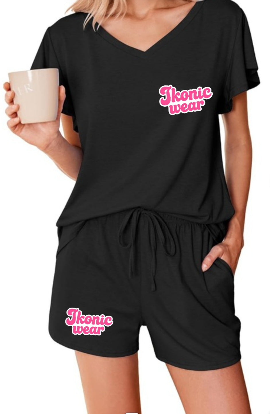 Be Ikonic pajama set designed by Hayley