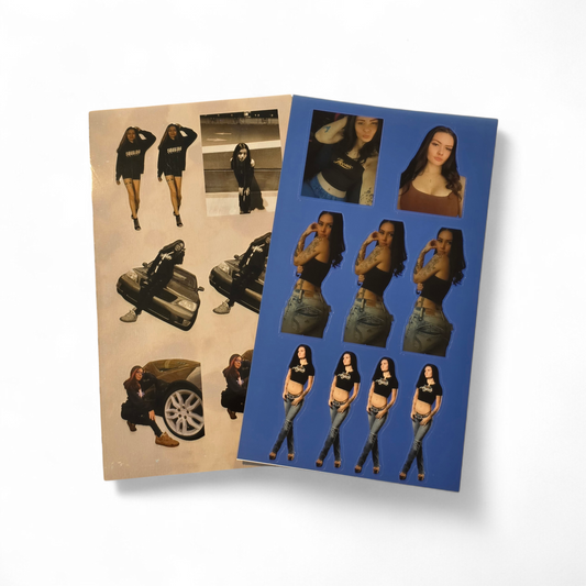 4 x 6 Custom sticker set.