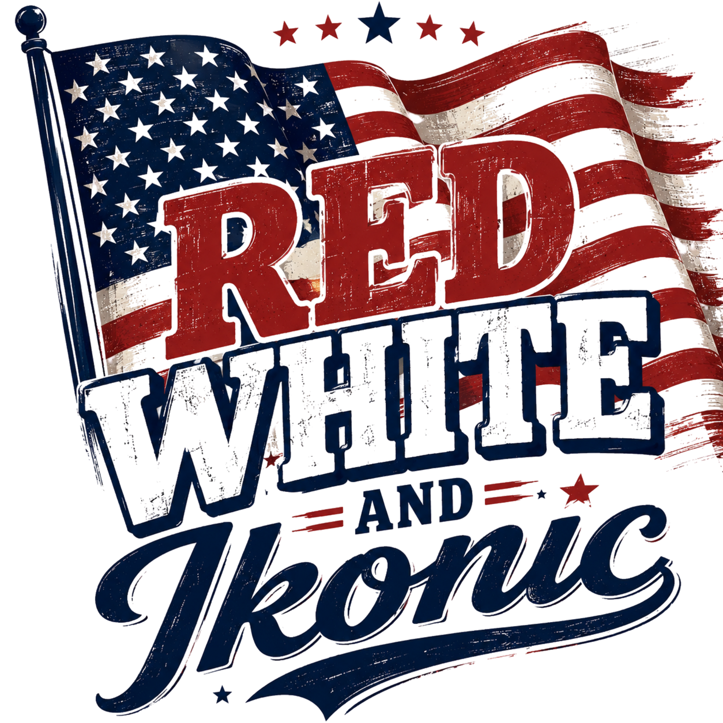 Red white and Ikonic version 2